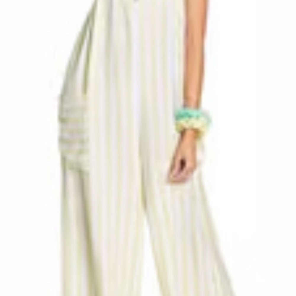 Striped Jumpsuit with Pockets